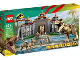 Lego Jurassic Park Visitor center T.rex & Raptor attack 76961