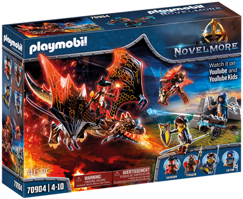 Playmobil Novelmore Chevaliers Novelmore avec Dragon de Burnham Raiders 70904