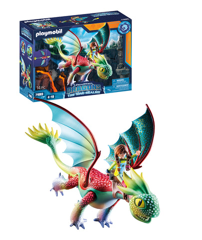 Playmobil Dragons the nine realms Feathers et Alex 71083