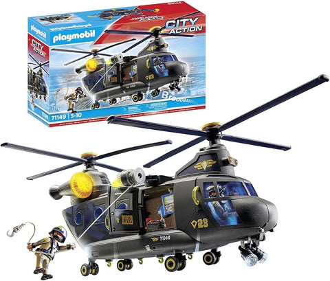 Playmobil hélicoptère de transport des forces spéciales 71149