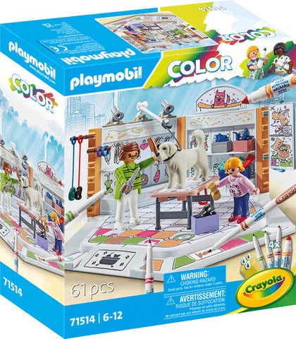 Playmobil Color Salon de toilettage 71514