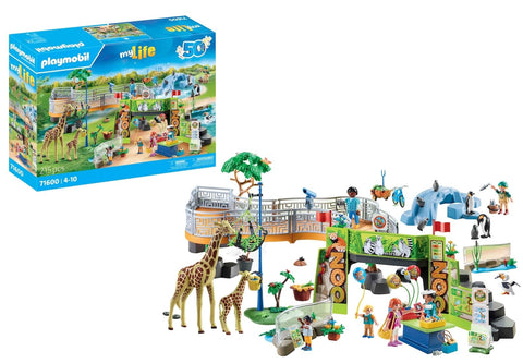 Playmobil My Life Parc Animalier avec visiteurs 71600