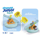 Playmobil Junior Ilôt avec toboggan aquatique 71687