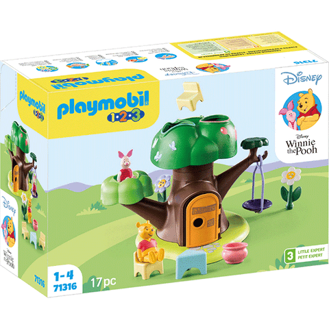 Playmobil Junior Winnie l'ourson et porcinet avec cabane 71693