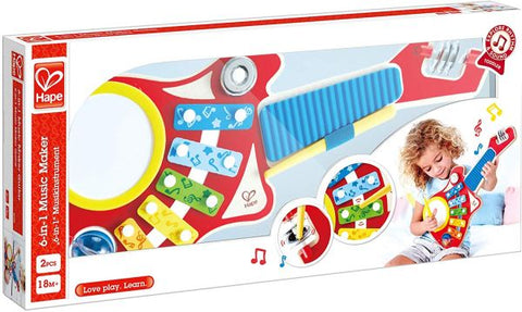 Hape Ensemble instruments de musique 6 en 1