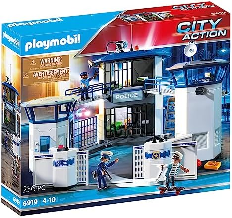 Playmobil City Action Centre de commandement de police avec prison 6919