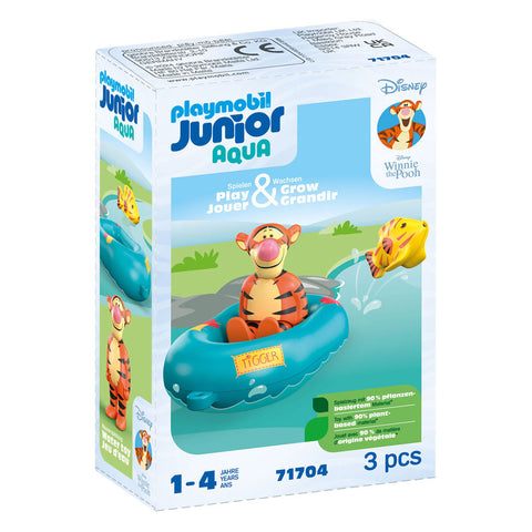 Playmobil junior aqua Tigrou avec canot 71704