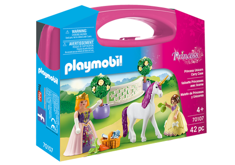 Playmobil Princess Valisette princesses avec licorne 70107